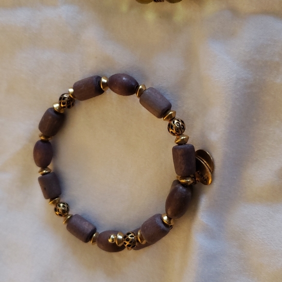 Goldstone Alex and Ani bracelets. - Picture 8 of 8